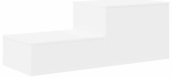 VidaXL Tárolószekrény Fehér 118 x 41 x 40 cm Faanyag