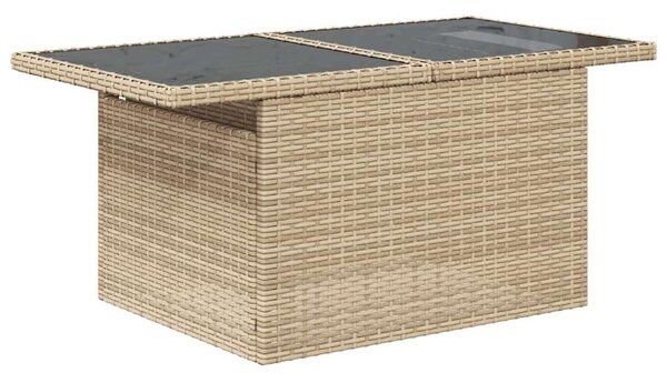 VidaXL Polyrattan Kerti Ülőgarnitúra - 6 részes, Bézs