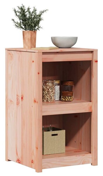 VidaXL Konyhaszekrény polcokkal Barna 55 x 55 x 92 cm tömör duglászfa