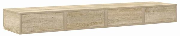VidaXL Ágyfiókok fiókkal sonoma tölgy 140 x 36.5 x 16.5 cm Faanyag