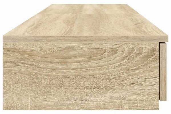 VidaXL Ágyfiókok fiókkal sonoma tölgy 140 x 36.5 x 16.5 cm Faanyag