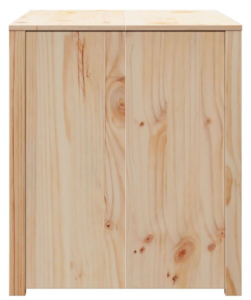 VidaXL Konyhaszekrény polcokkal Barna 106 x 55 x 64 cm Tömör fenyőfa