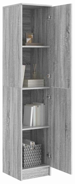 VidaXL Magas Szekrény Szürke sonoma 35 x 39 x 168 cm Faanyag