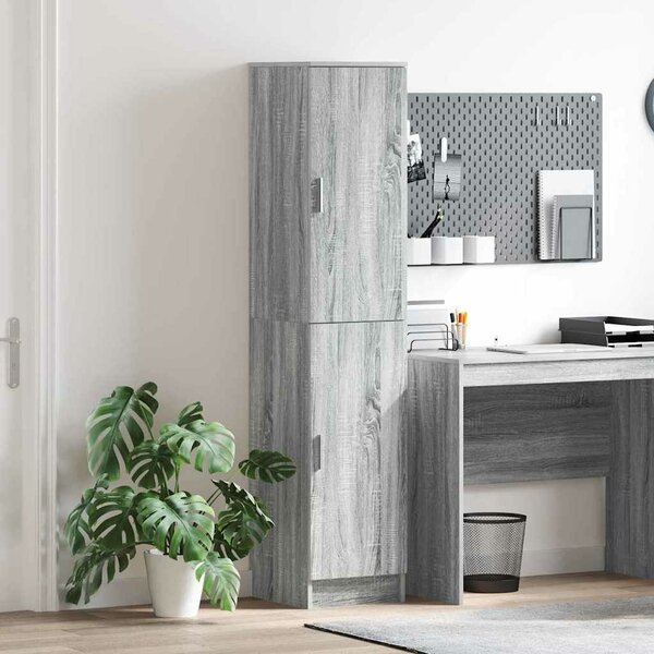 VidaXL Magas Szekrény Szürke sonoma 35 x 39 x 168 cm Faanyag