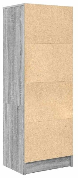 VidaXL Magasfiú fiókkal Szürke sonoma 45.5 x 34 x 127 cm Faanyag