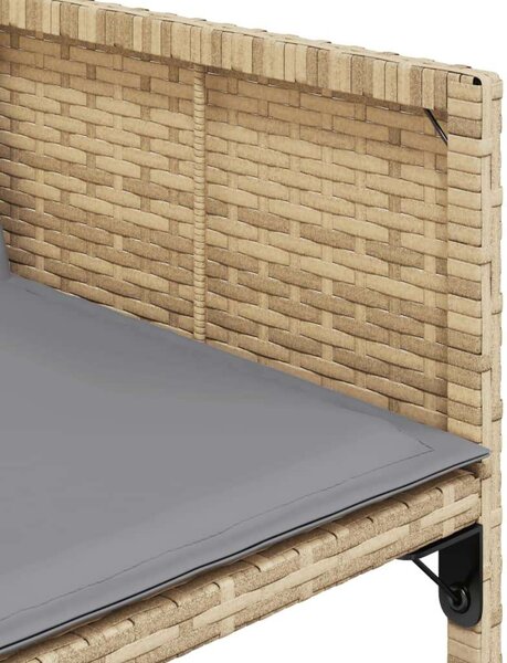 Polyrattan Kerti Étkezőgarnitúra - 11 részes