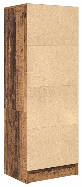 VidaXL Magasfiú fiókkal Öreg fa 45,5 x 34 x 127 cm
