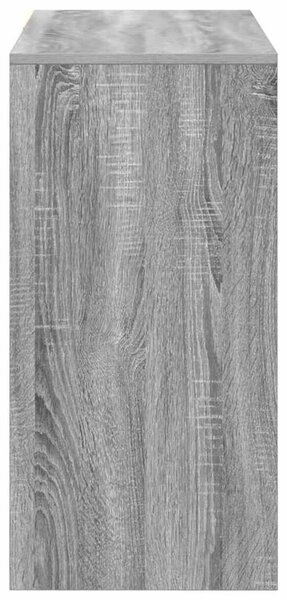 VidaXL Asztal fiókkal Szürke Sonoma 90 x 37.5 x 75 cm Faanyag