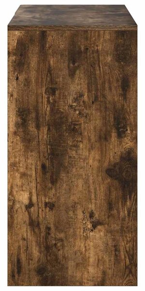 VidaXL Asztal fiókkal Füstölt tölgy 90 x 37,5 x 75 cm Faanyag