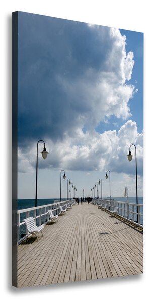 Feszített vászonkép Pier orłowo