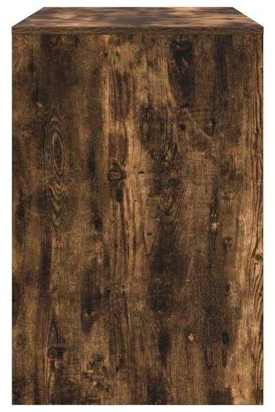 VidaXL Íróasztal polcokkal Füstölt tölgy 102 x 50 x 75 cm Faanyag