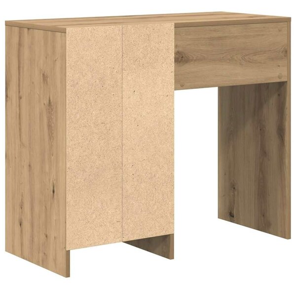 VidaXL Asztal fiókkal Artisan tölgy 90 x 37.5 x 75 cm Faanyag