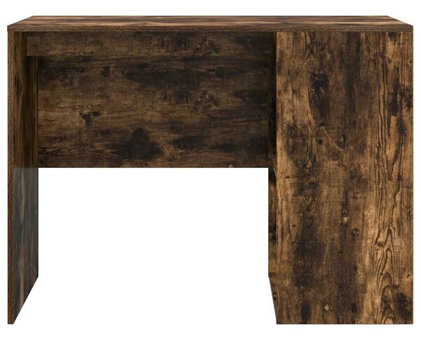 VidaXL Íróasztal polcokkal Füstölt tölgy 102 x 50 x 75 cm Faanyag