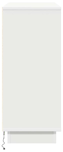VidaXL LED tálaló Fehér 90 x 32 x 75 cm Szerelt Fa