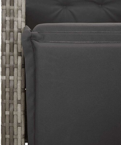 VidaXL Polyrattan Kerti Bútor - 7 Részes Bisztrókészlet