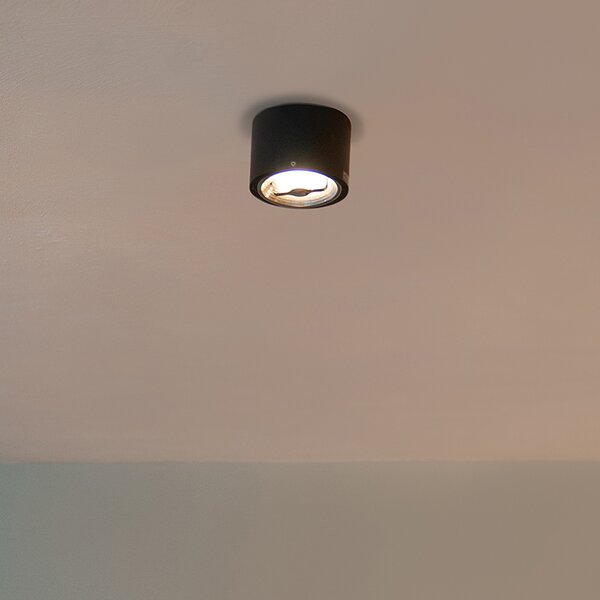 Modern mennyezeti spotlámpa fekete AR111 LED-del - Expert