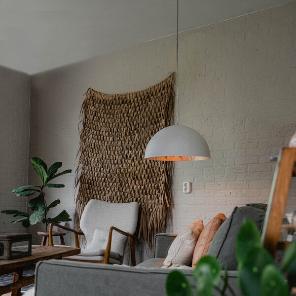 Modern lógólámpa fehér 50 cm - Magna