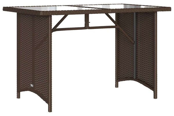 VidaXL 6 részes barna polyrattan kerti ülőgarnitúra párnával