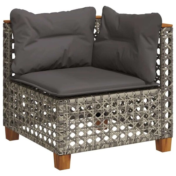 VidaXL Polyrattan Kerti Ülőgarnitúra - 6 részes
