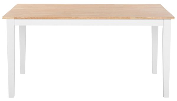 Étkezőasztal GEORGIA Fehér 150 cm 90 cm Keményfa