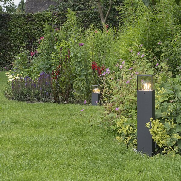 Okos álló kültéri lámpa antracit 50 cm, Wifi-vel - Denmark