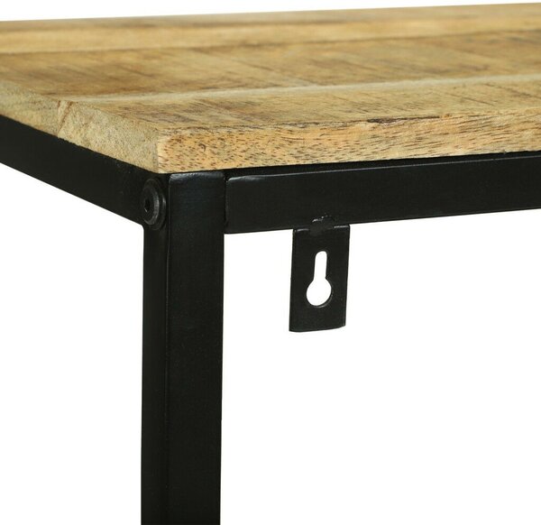 VidaXL Könyvespolc 70x35x110 cm Solid Wood Rough Mango