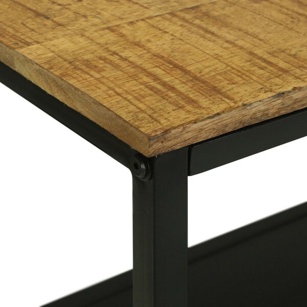 VidaXL Könyvespolc 70x35x110 cm Solid Wood Rough Mango