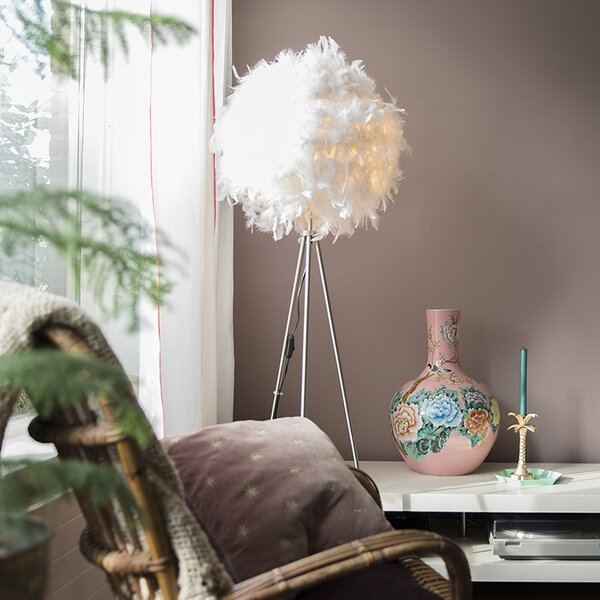 Romantikus állólámpa fehér - Feather