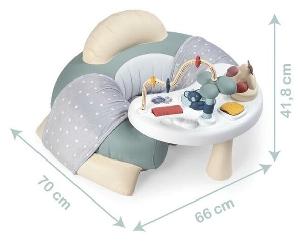 Smoby Little Cosy készségfejlesztő játszófotel - pasztell (140103)