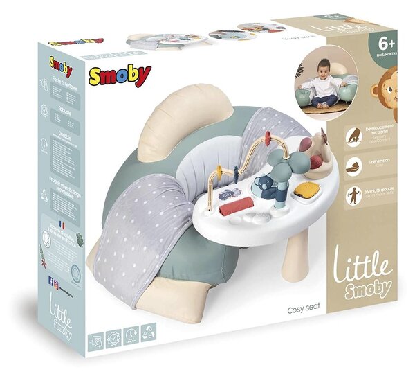 Smoby Little Cosy készségfejlesztő játszófotel - pasztell (140103)