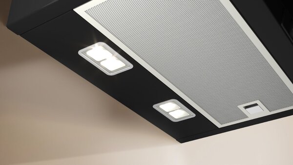 NEFF D85IFN1S0 Kürtős páraelszívó - N50 - Home Connect - 80 cm - döntött fekete üvegernyő - 768 m3
