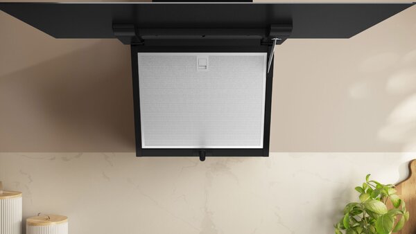 NEFF D85IFN1S0 Kürtős páraelszívó - N50 - Home Connect - 80 cm - döntött fekete üvegernyő - 768 m3