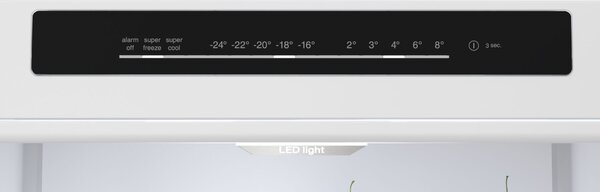 Bosch KGN392LAG Kombinált hűtő/fagyasztó - Serie4 - noFrost - Szálcsiszolt acél színű