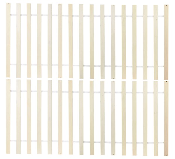 Ágy Fenyő TANNAY 140 x 200 cm Világosbarna