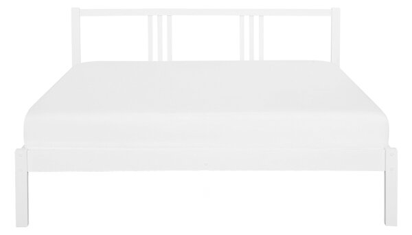 Ágy Fenyő VANNES 140 x 200 cm Fehér