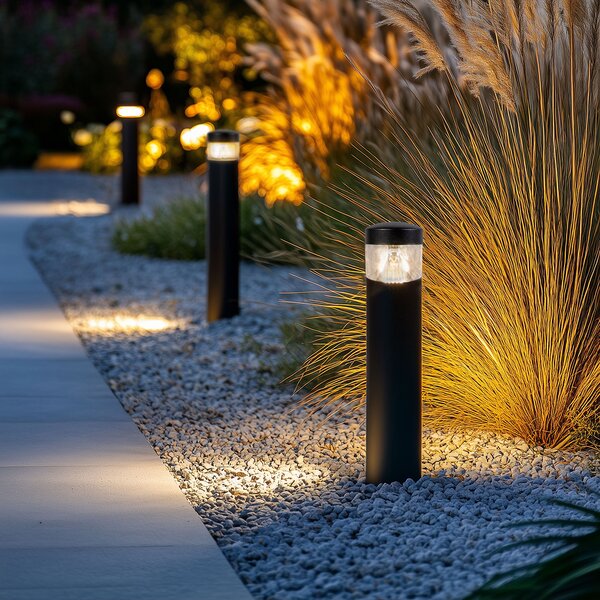 Modern kültéri lámpa fekete 40 cm IP44 LED-del - Roxy