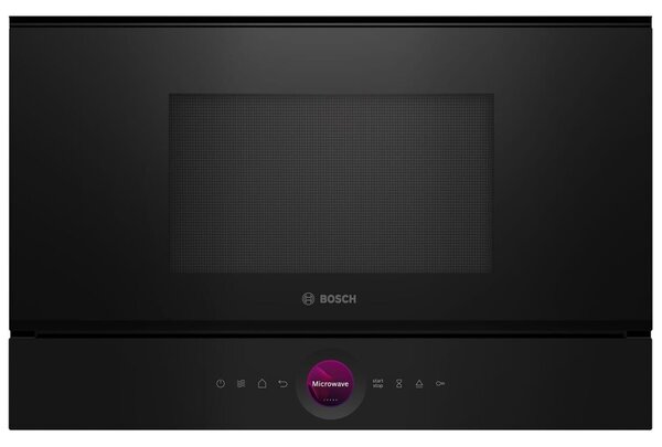 Bosch Serie 8 BFR7221B1 mikróhullámú sütő Beépített Egyszerű mikrohullámú sütő 21 L 900 W Fekete