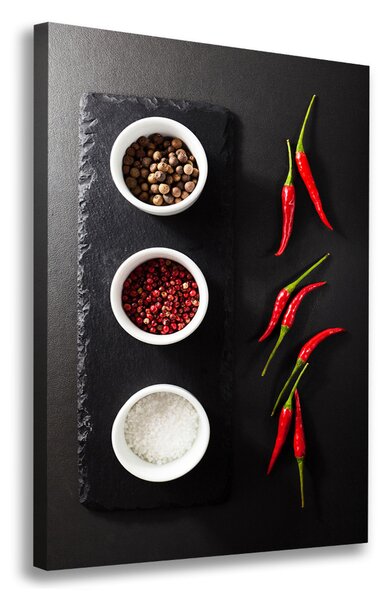 Fali vászonkép Fűszerek és paprika