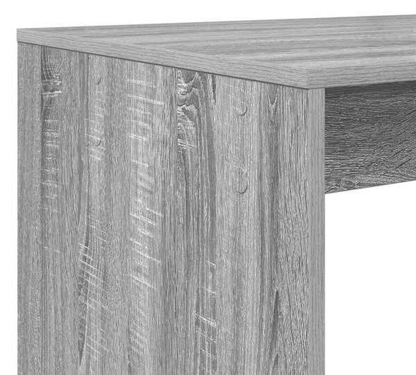 Íróasztal Szürke Sonoma MDF, laminált Közepes Szürke íróasztal