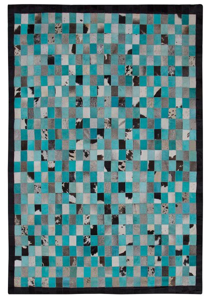 Szőnyeg NIKFER Türkiz 160 x 230 cm Bőr