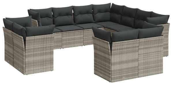 VidaXL Polyrattan Kerti Ülőgarnitúra - 11 részes