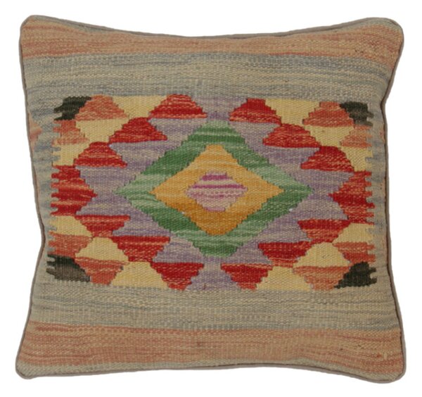 Kilim díszpárna 42x45 kézi szövésű Kelim párnahuzat