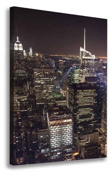 Vászonfotó New york éjjel