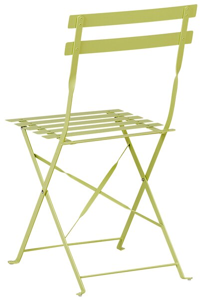 Bisztrószett Összecsukható FIORI Fém Lime zöld