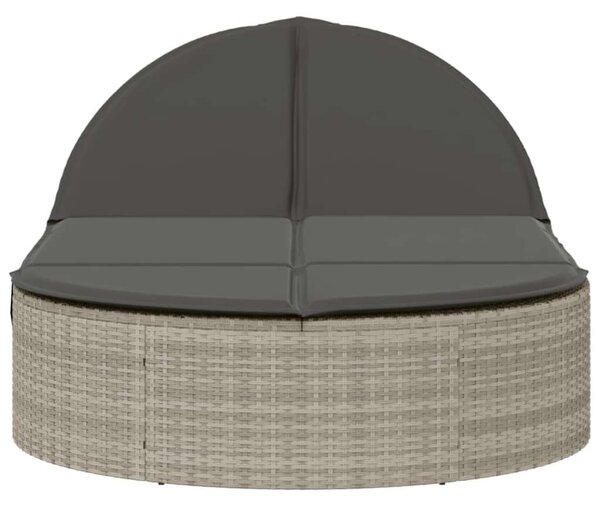 VidaXL Dupla Napozóágy - Polyrattan - 200cm