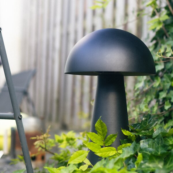 Kültéri állólámpa fekete 50 cm - Gomba