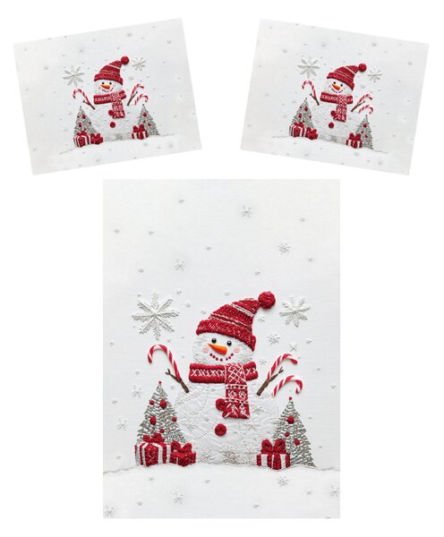 3D mikroszálas ágyneműhuzat CANDY FROST színes Ágyneműhuzat mérete: 2 ks 70 x 90 cm | 140 x 200 cm