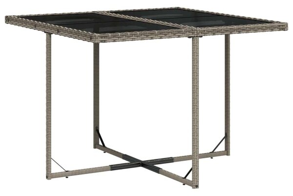 VidaXL Polyrattan Kerti Étkezőgarnitúra - 9 részes - Szürke