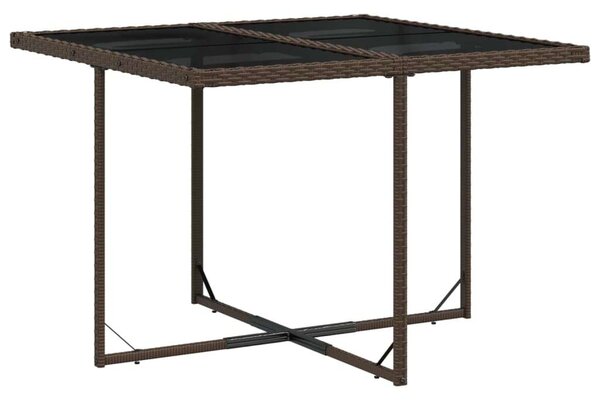 VidaXL 11 részes barna polyrattan kerti ülőgarnitúra párnákkal