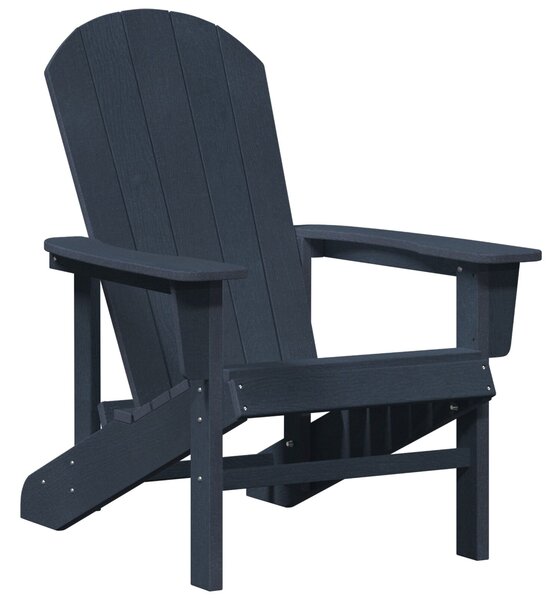 Adirondack szék Tengerészkék 74x82x91 cm HDPE